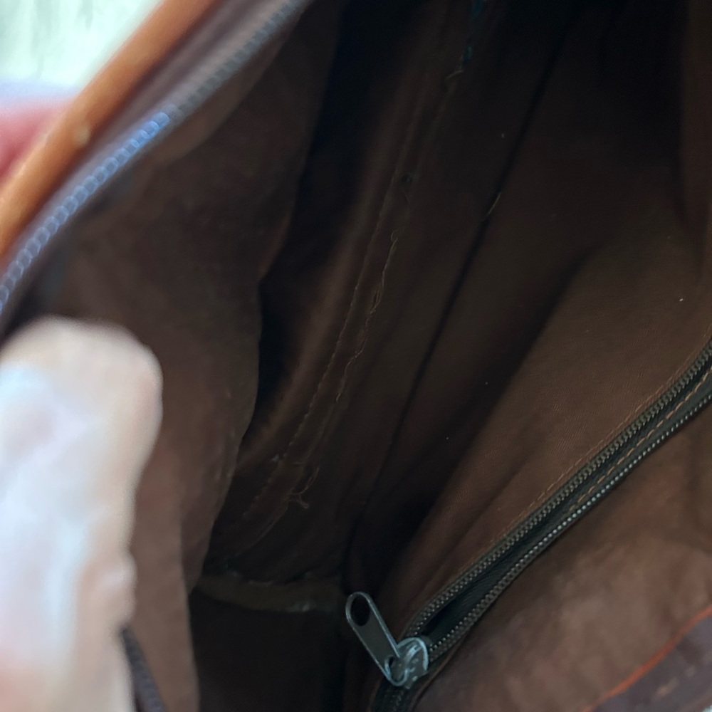 Vintage Embroidered & Leather Mini Carpetbag - Picture 5 of 6